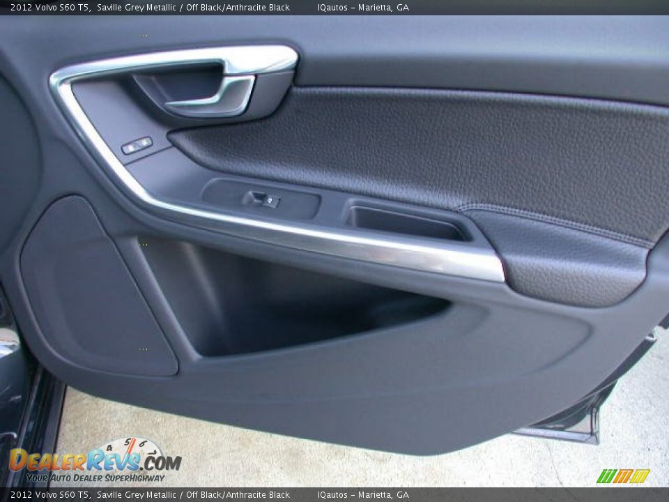 2012 Volvo S60 T5 Saville Grey Metallic / Off Black/Anthracite Black Photo #17
