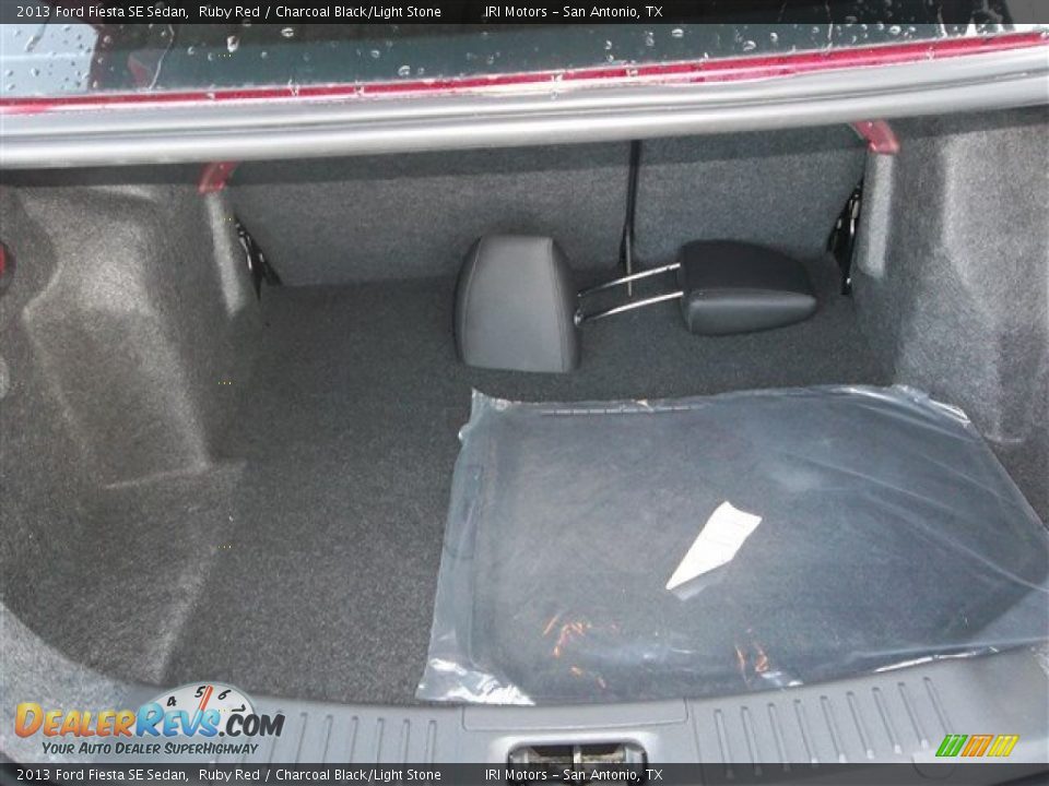 2013 Ford Fiesta SE Sedan Ruby Red / Charcoal Black/Light Stone Photo #6
