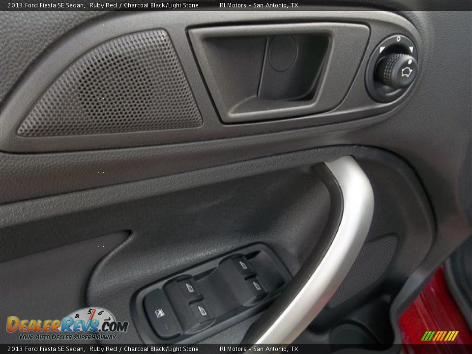 2013 Ford Fiesta SE Sedan Ruby Red / Charcoal Black/Light Stone Photo #20