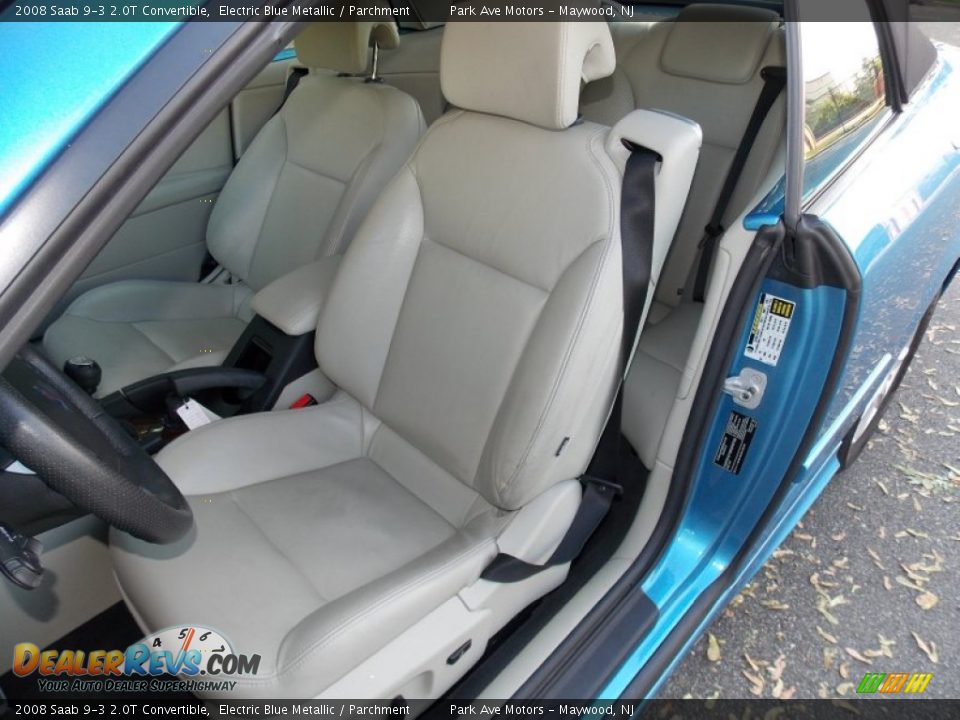 Front Seat of 2008 Saab 9-3 2.0T Convertible Photo #12