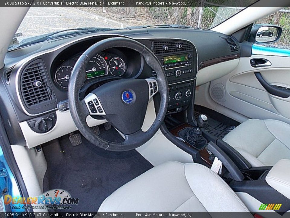 Parchment Interior - 2008 Saab 9-3 2.0T Convertible Photo #14