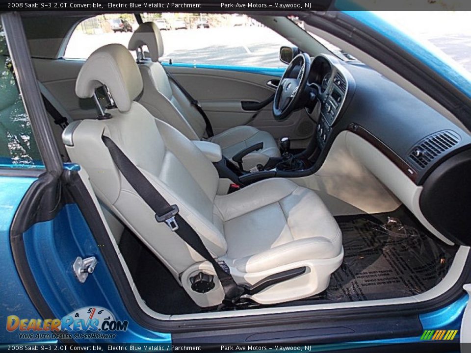 Front Seat of 2008 Saab 9-3 2.0T Convertible Photo #18