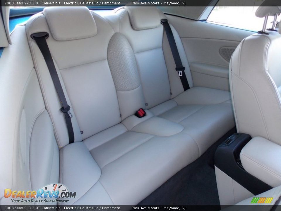 Rear Seat of 2008 Saab 9-3 2.0T Convertible Photo #19