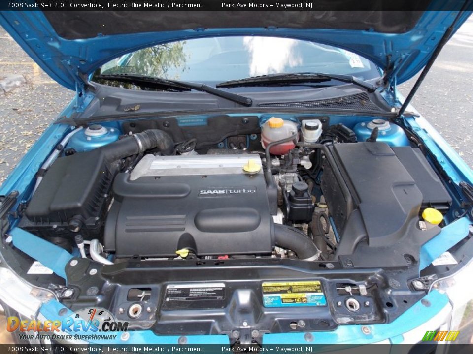 2008 Saab 9-3 2.0T Convertible 2.0 Liter Turbocharged DOHC 16-Valve 4 Cylinder Engine Photo #23