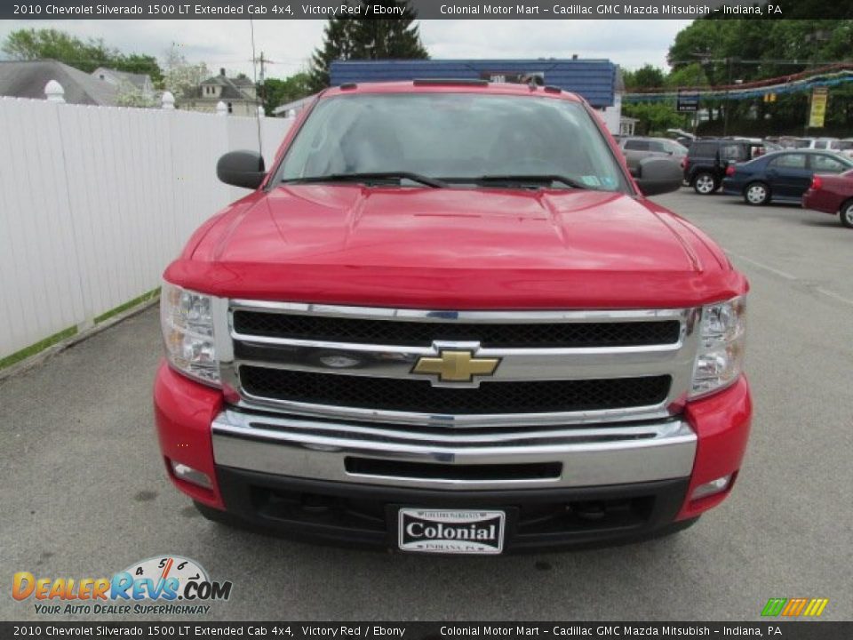 2010 Chevrolet Silverado 1500 LT Extended Cab 4x4 Victory Red / Ebony Photo #4