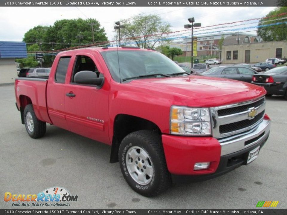 2010 Chevrolet Silverado 1500 LT Extended Cab 4x4 Victory Red / Ebony Photo #5
