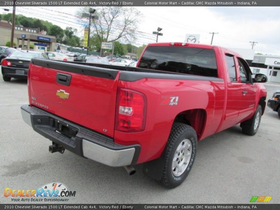 2010 Chevrolet Silverado 1500 LT Extended Cab 4x4 Victory Red / Ebony Photo #6