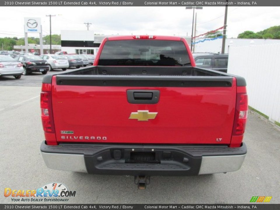2010 Chevrolet Silverado 1500 LT Extended Cab 4x4 Victory Red / Ebony Photo #7