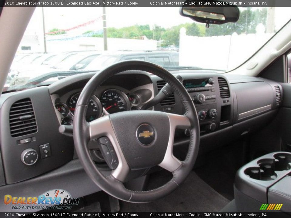 2010 Chevrolet Silverado 1500 LT Extended Cab 4x4 Victory Red / Ebony Photo #11
