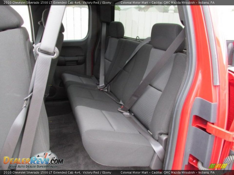 Rear Seat of 2010 Chevrolet Silverado 1500 LT Extended Cab 4x4 Photo #14