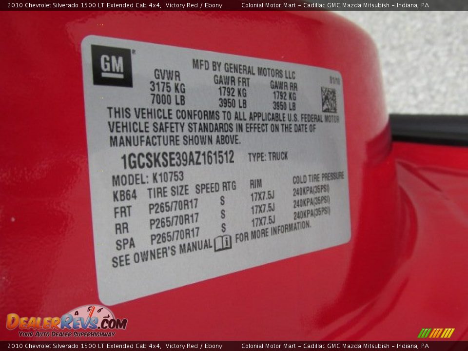2010 Chevrolet Silverado 1500 LT Extended Cab 4x4 Victory Red / Ebony Photo #19