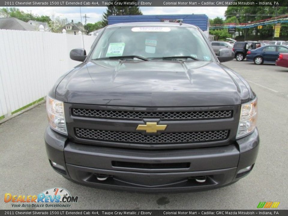 2011 Chevrolet Silverado 1500 LT Extended Cab 4x4 Taupe Gray Metallic / Ebony Photo #4