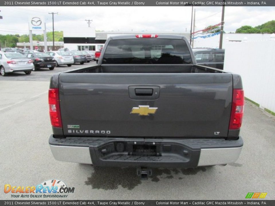 2011 Chevrolet Silverado 1500 LT Extended Cab 4x4 Taupe Gray Metallic / Ebony Photo #7