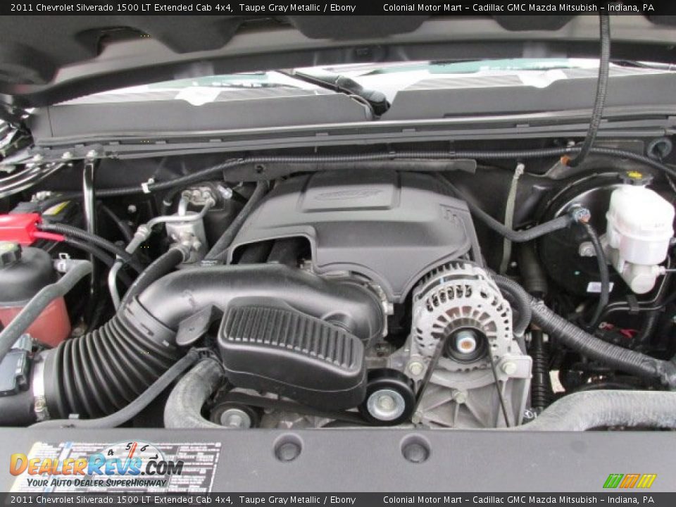 2011 Chevrolet Silverado 1500 LT Extended Cab 4x4 Taupe Gray Metallic / Ebony Photo #9