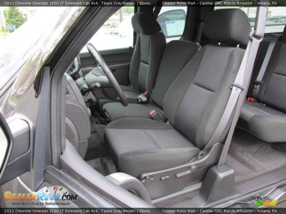 2011 Chevrolet Silverado 1500 LT Extended Cab 4x4 Taupe Gray Metallic / Ebony Photo #12