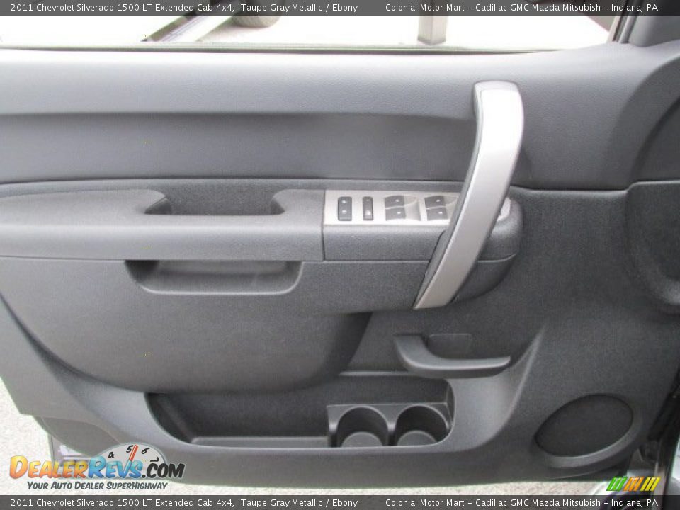 2011 Chevrolet Silverado 1500 LT Extended Cab 4x4 Taupe Gray Metallic / Ebony Photo #15