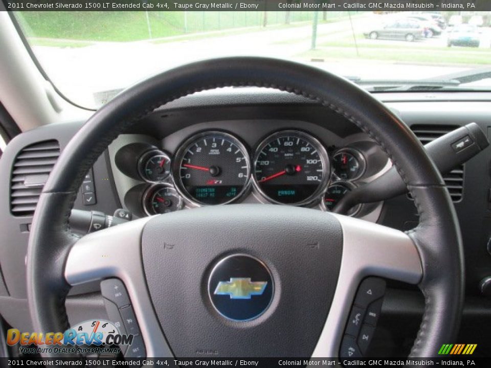 2011 Chevrolet Silverado 1500 LT Extended Cab 4x4 Taupe Gray Metallic / Ebony Photo #18
