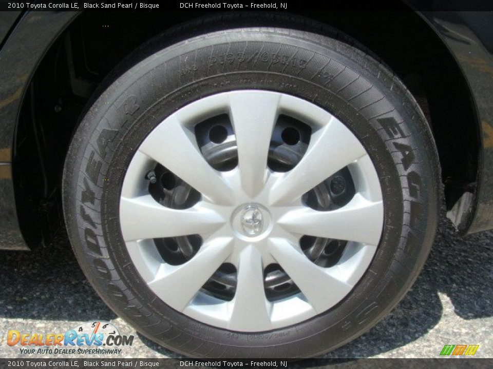 2010 Toyota Corolla LE Black Sand Pearl / Bisque Photo #7