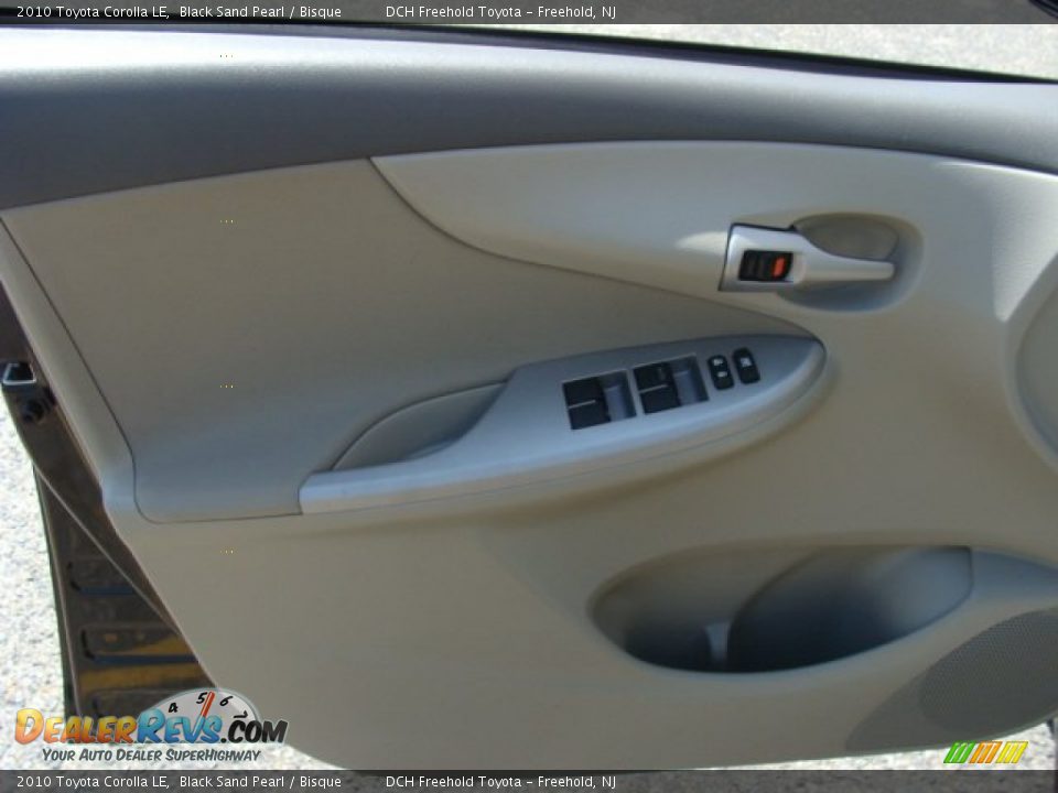2010 Toyota Corolla LE Black Sand Pearl / Bisque Photo #9