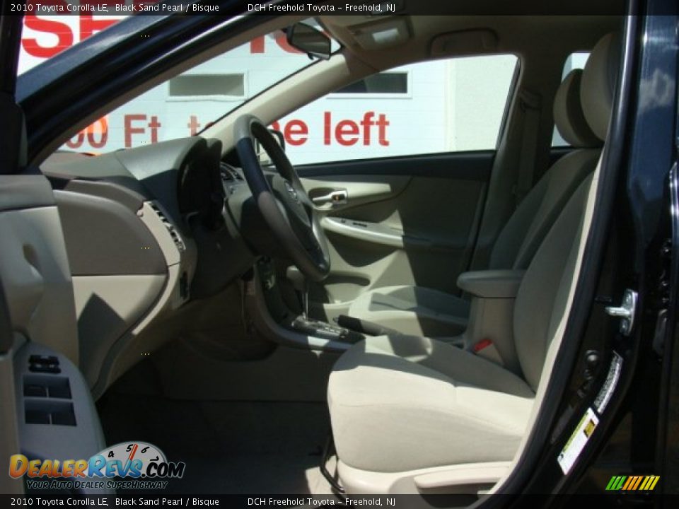 2010 Toyota Corolla LE Black Sand Pearl / Bisque Photo #11