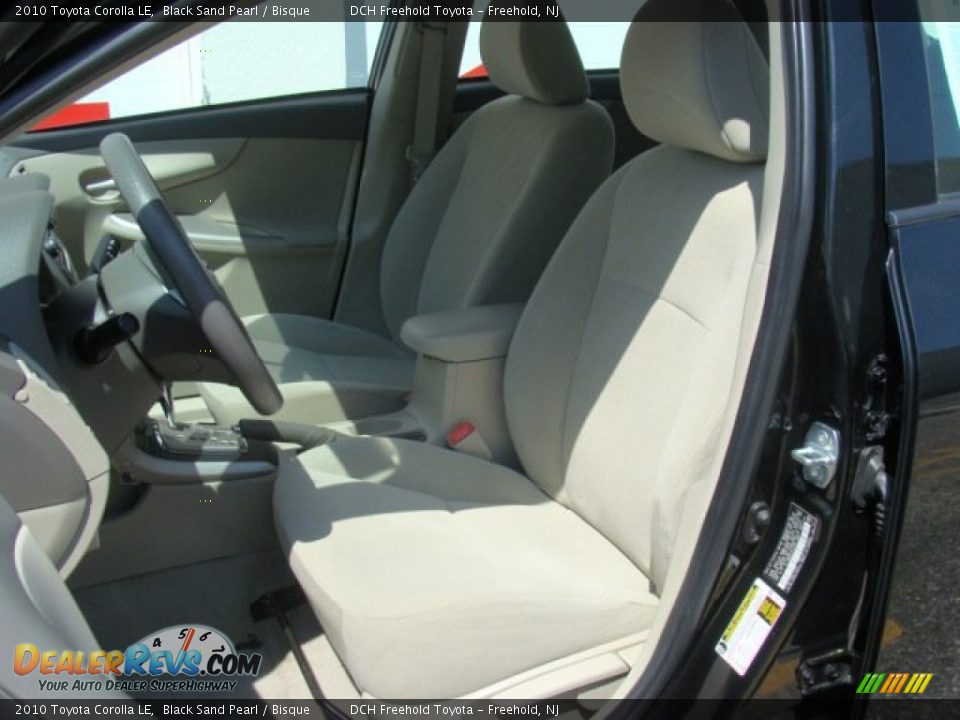 2010 Toyota Corolla LE Black Sand Pearl / Bisque Photo #12