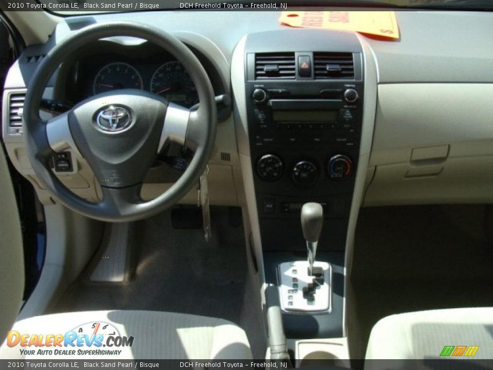 2010 Toyota Corolla LE Black Sand Pearl / Bisque Photo #13