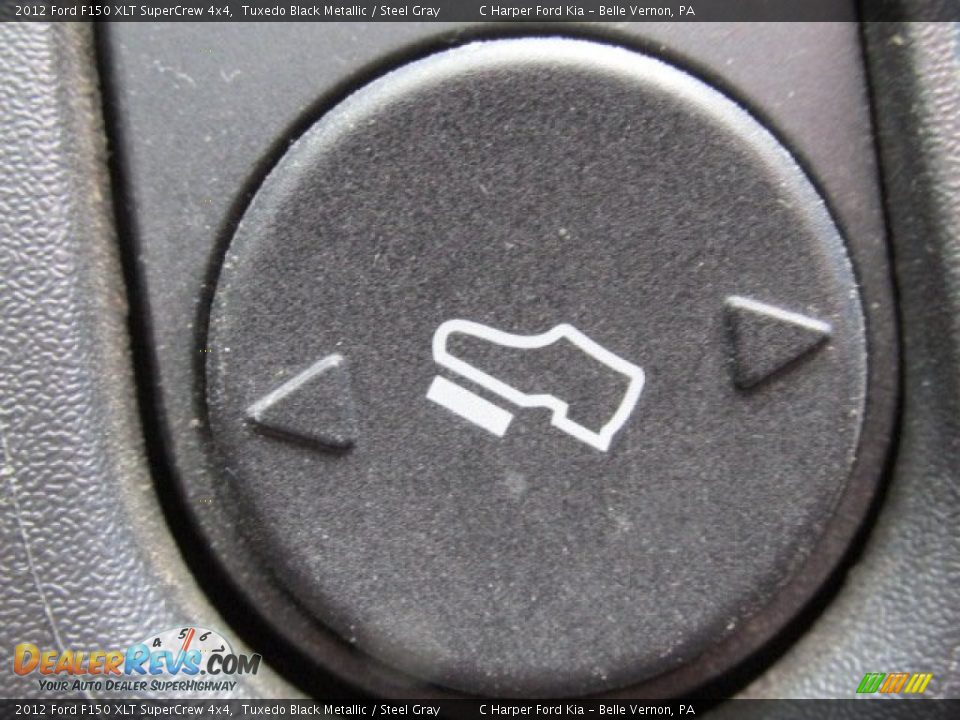 2012 Ford F150 XLT SuperCrew 4x4 Tuxedo Black Metallic / Steel Gray Photo #18