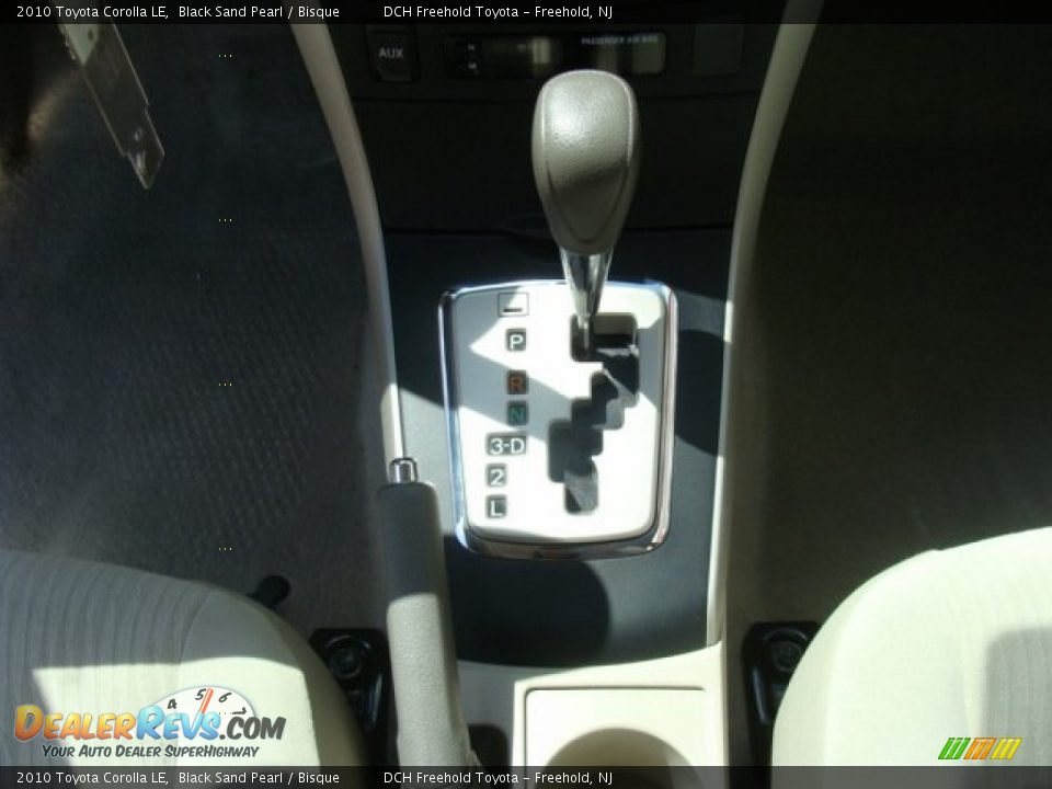2010 Toyota Corolla LE Black Sand Pearl / Bisque Photo #17