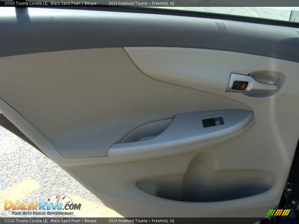 2010 Toyota Corolla LE Black Sand Pearl / Bisque Photo #18