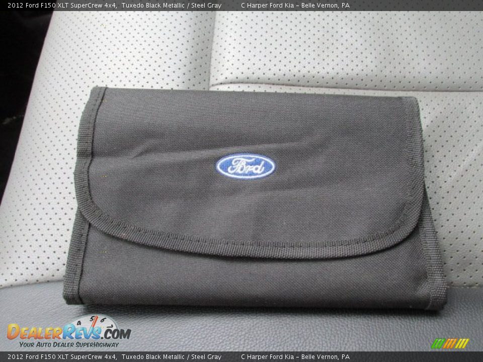 2012 Ford F150 XLT SuperCrew 4x4 Tuxedo Black Metallic / Steel Gray Photo #20