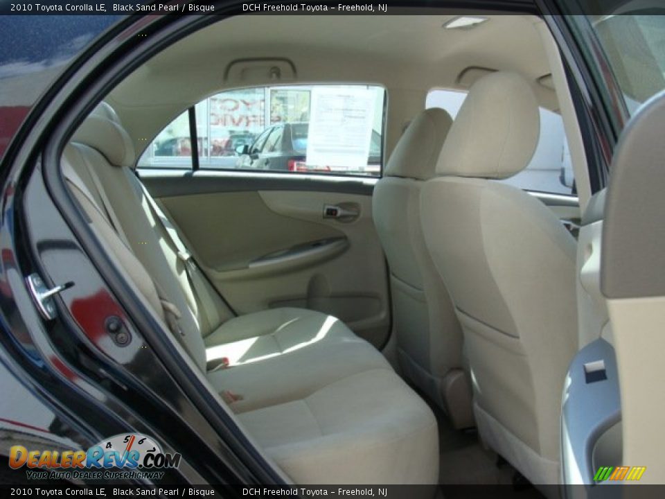 2010 Toyota Corolla LE Black Sand Pearl / Bisque Photo #22
