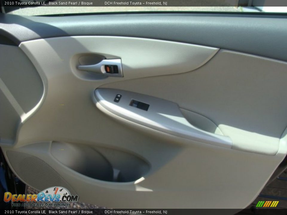 2010 Toyota Corolla LE Black Sand Pearl / Bisque Photo #23
