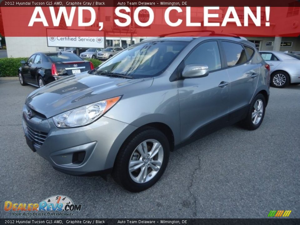 2012 Hyundai Tucson GLS AWD Graphite Gray / Black Photo #1