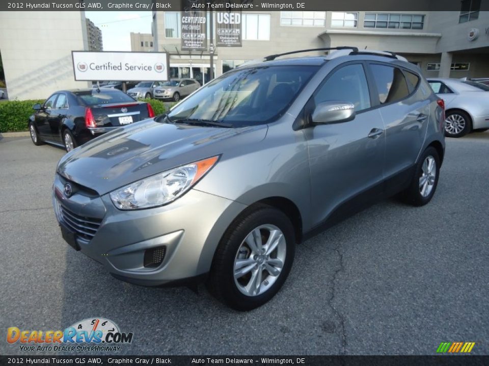 2012 Hyundai Tucson GLS AWD Graphite Gray / Black Photo #2