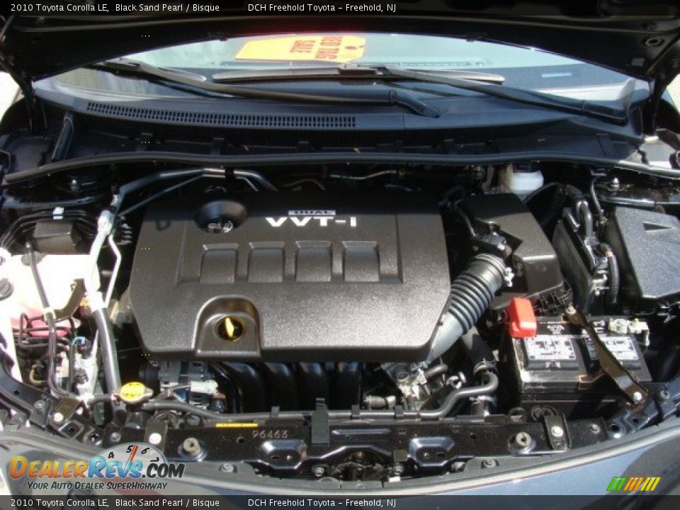 2010 Toyota Corolla LE Black Sand Pearl / Bisque Photo #28