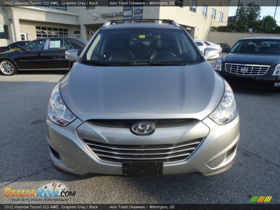 2012 Hyundai Tucson GLS AWD Graphite Gray / Black Photo #3