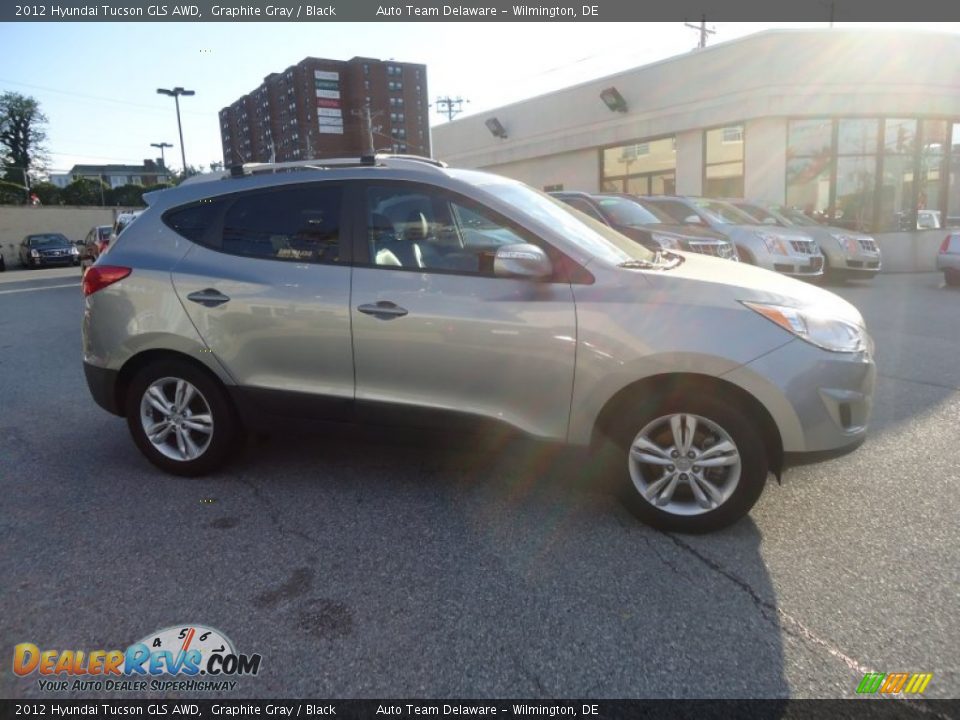 2012 Hyundai Tucson GLS AWD Graphite Gray / Black Photo #5