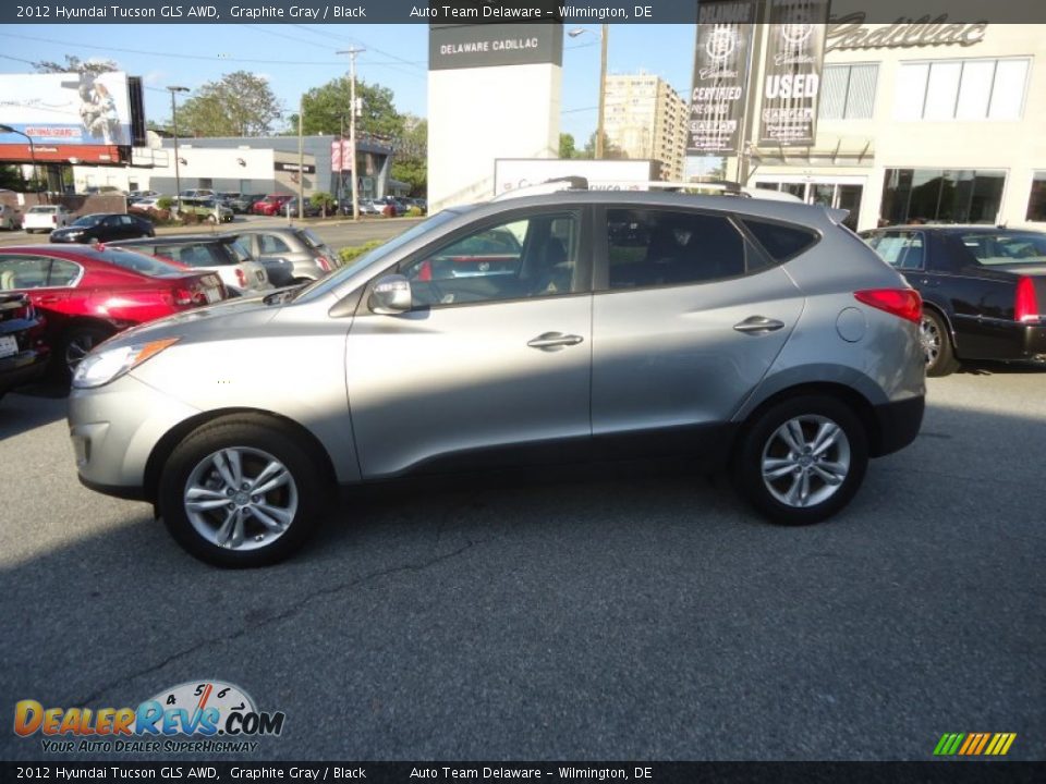 2012 Hyundai Tucson GLS AWD Graphite Gray / Black Photo #9