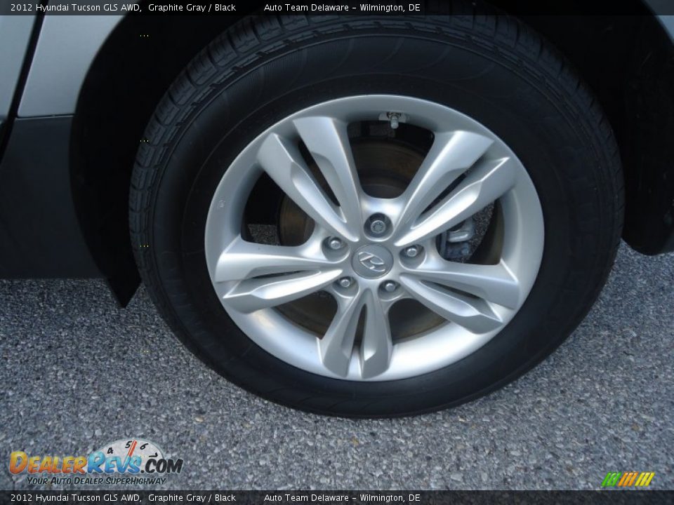 2012 Hyundai Tucson GLS AWD Graphite Gray / Black Photo #10