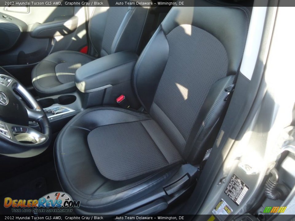 2012 Hyundai Tucson GLS AWD Graphite Gray / Black Photo #12
