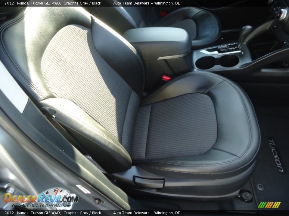 2012 Hyundai Tucson GLS AWD Graphite Gray / Black Photo #15