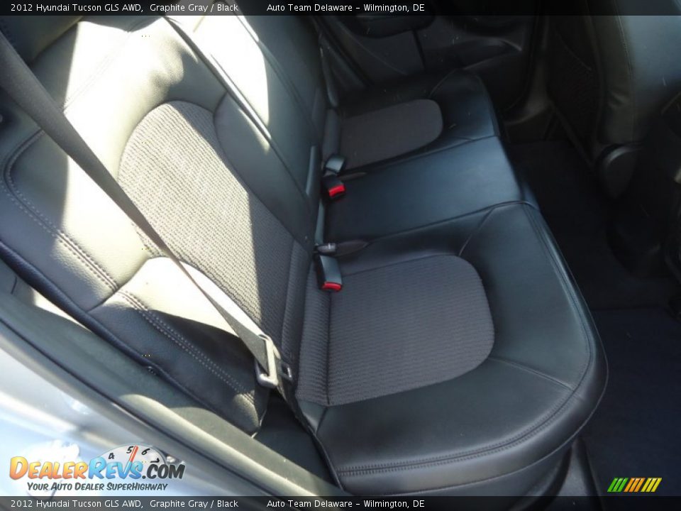 2012 Hyundai Tucson GLS AWD Graphite Gray / Black Photo #16