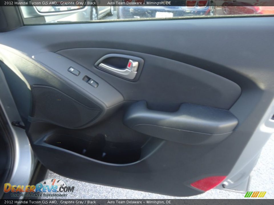 2012 Hyundai Tucson GLS AWD Graphite Gray / Black Photo #19