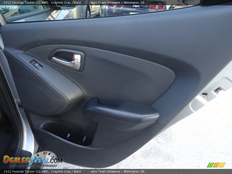 2012 Hyundai Tucson GLS AWD Graphite Gray / Black Photo #20