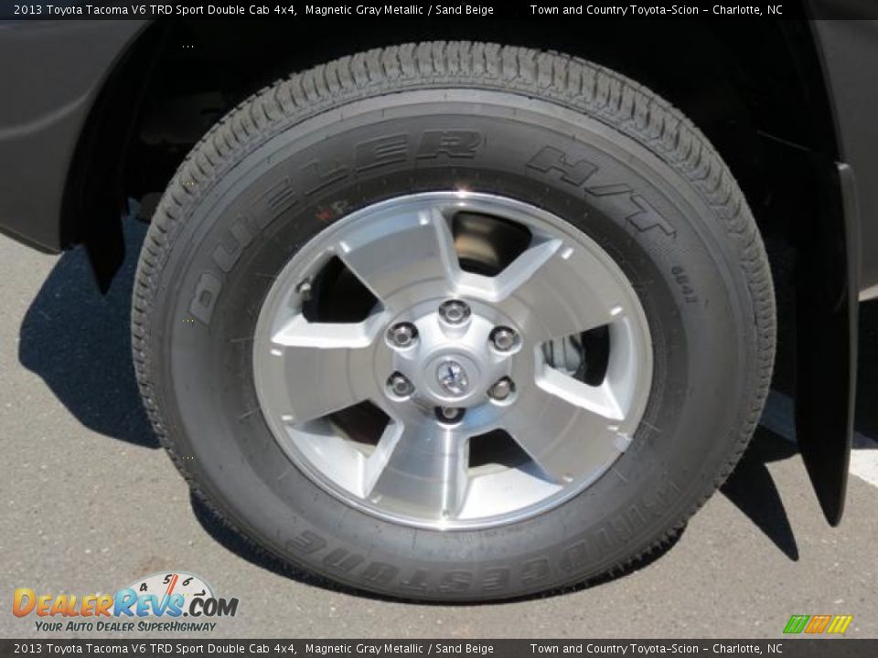 2013 Toyota Tacoma V6 TRD Sport Double Cab 4x4 Magnetic Gray Metallic / Sand Beige Photo #4