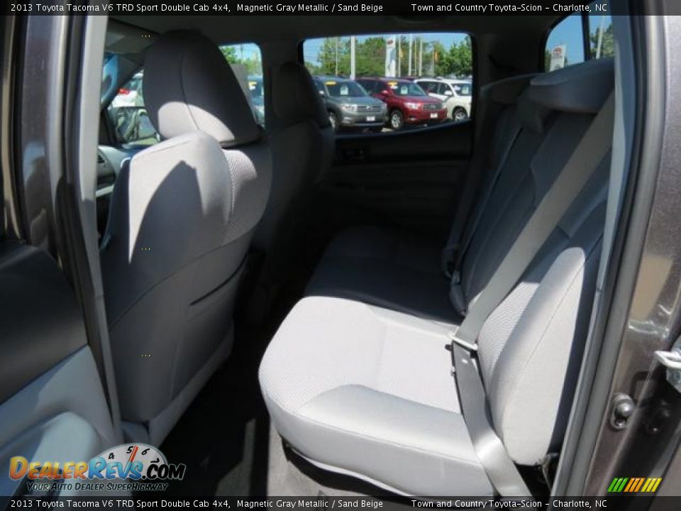 2013 Toyota Tacoma V6 TRD Sport Double Cab 4x4 Magnetic Gray Metallic / Sand Beige Photo #6