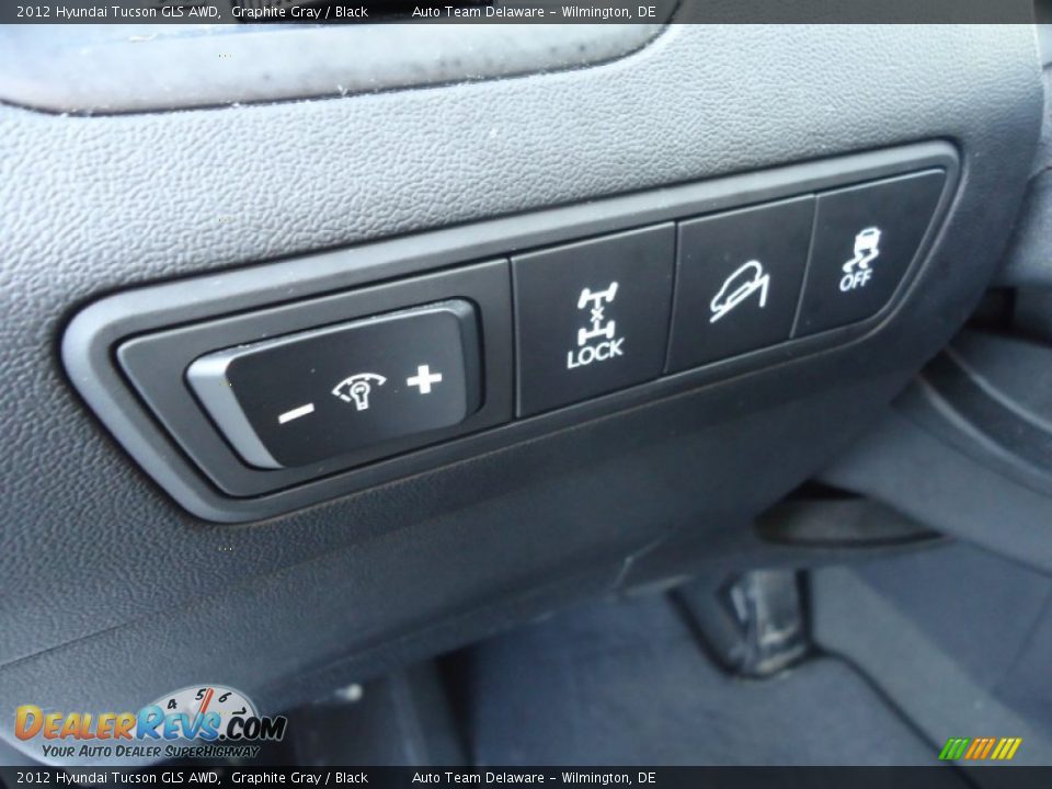2012 Hyundai Tucson GLS AWD Graphite Gray / Black Photo #23