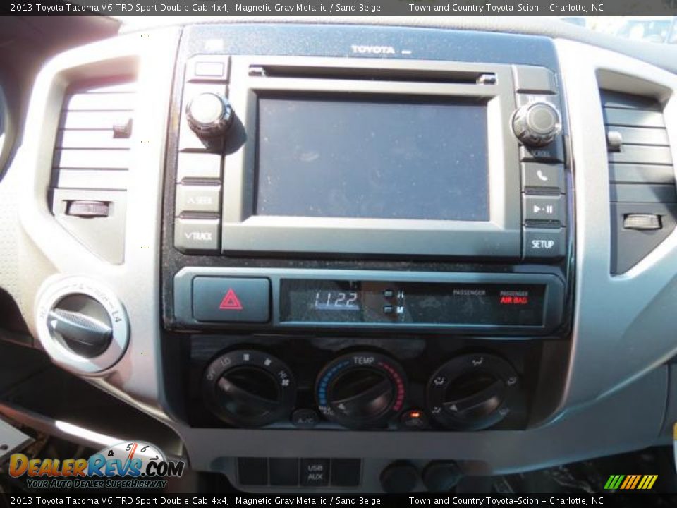 2013 Toyota Tacoma V6 TRD Sport Double Cab 4x4 Magnetic Gray Metallic / Sand Beige Photo #12