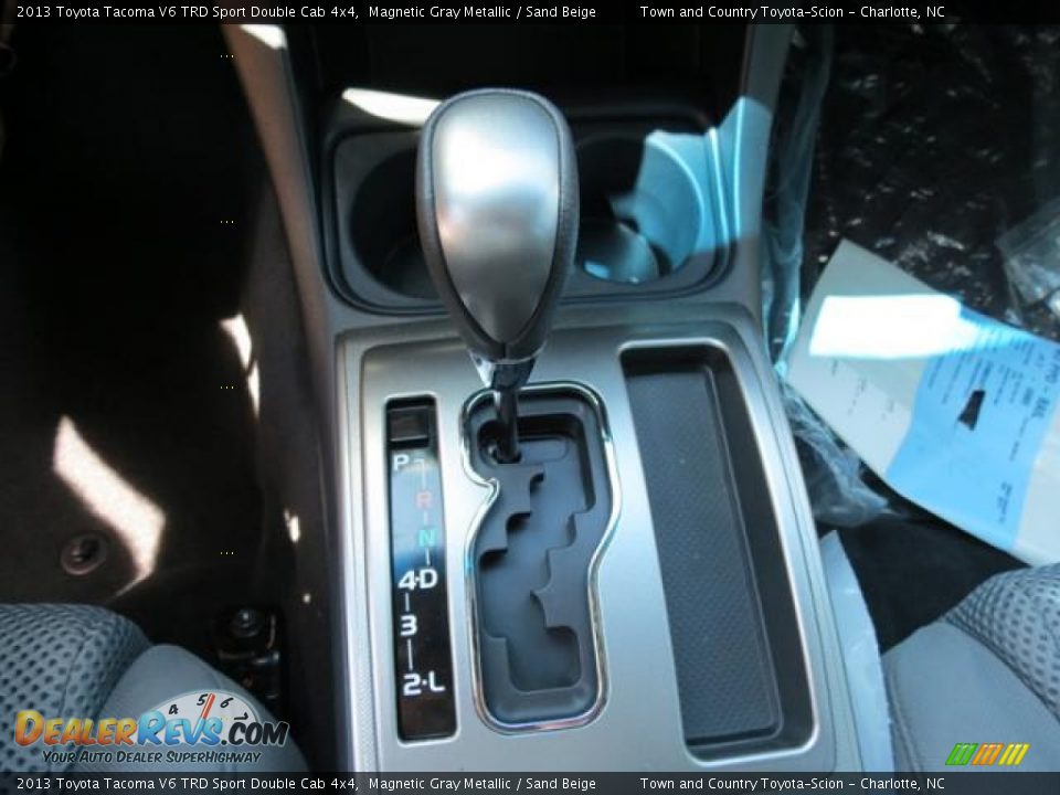 2013 Toyota Tacoma V6 TRD Sport Double Cab 4x4 Magnetic Gray Metallic / Sand Beige Photo #13