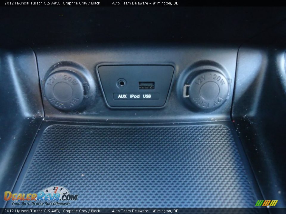 2012 Hyundai Tucson GLS AWD Graphite Gray / Black Photo #30